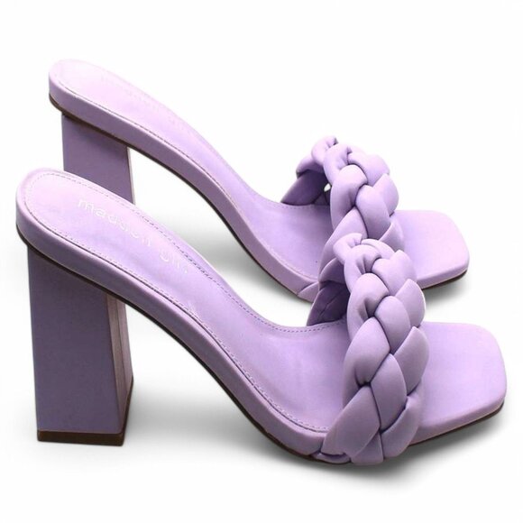 Madden Girl Women S Gracy Braided Mule Sandals - Picture 4 of 8